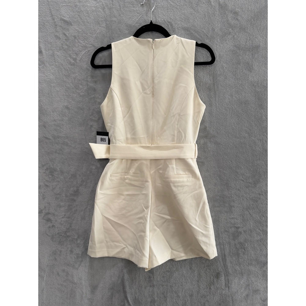 NWT BCBG Women's Iconic Stretch Sleeveless Romper 2 $149 - Picture 11 of 16